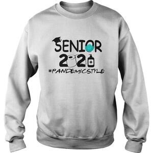Senior 2021 Pandemicstyle Mask Toilet Paper Sweatshirt
